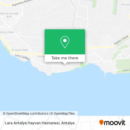 Lara Antalya Hayvan Hastanesi map