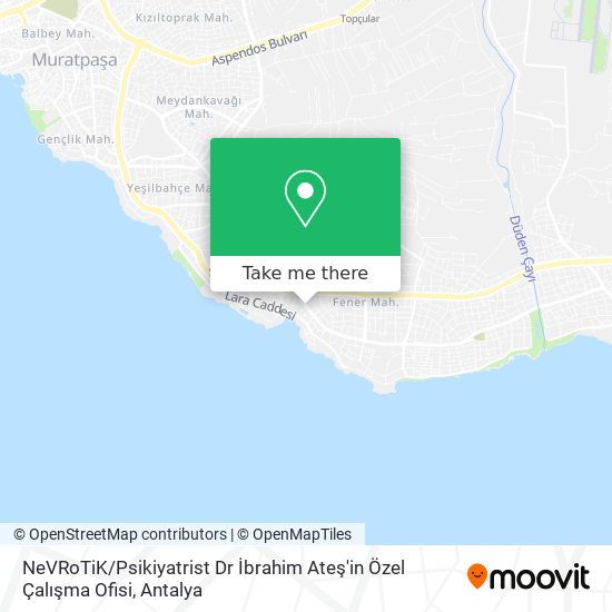 NeVRoTiK / Psikiyatrist Dr İbrahim Ateş'in Özel Çalışma Ofisi map