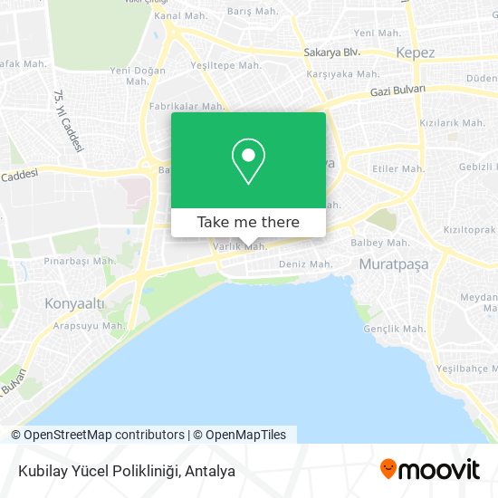 Kubilay Yücel Polikliniği map