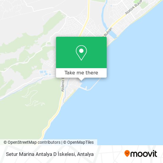 Setur Marina Antalya D İskelesi map