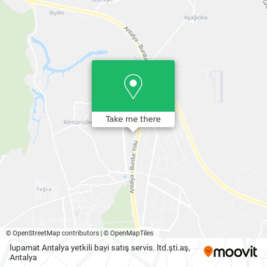 lupamat Antalya yetkili bayi satış servis. ltd.şti.aş map