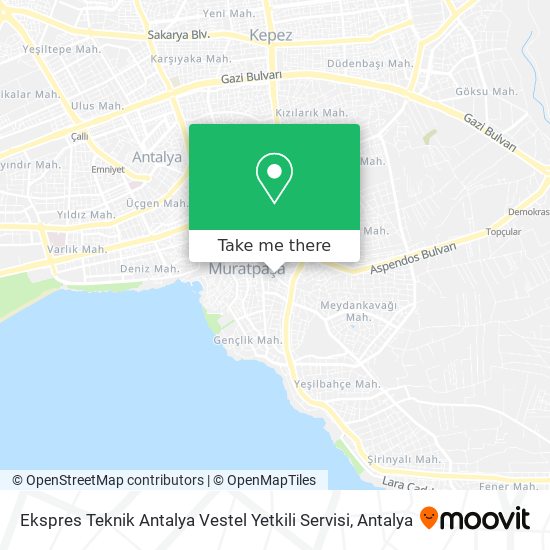 Ekspres Teknik Antalya Vestel Yetkili Servisi map