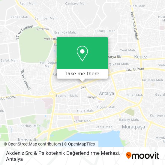 Akdeniz Src & Psikoteknik Değerlendirme Merkezi map