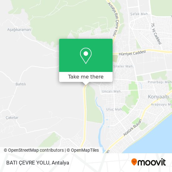 BATI ÇEVRE  YOLU map