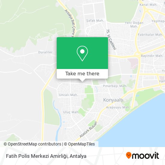 Fatih Polis Merkezi Amirliği map