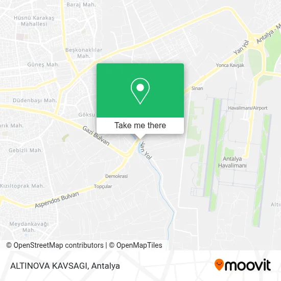 ALTINOVA KAVSAGI map