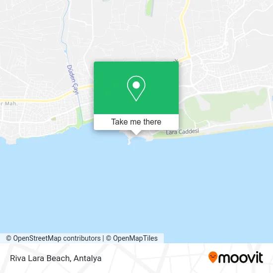 Riva Lara Beach map