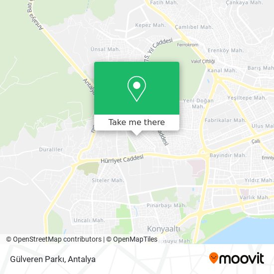 Gülveren Parkı map