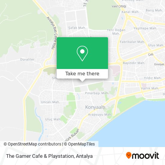 The Gamer Cafe & Playstation map
