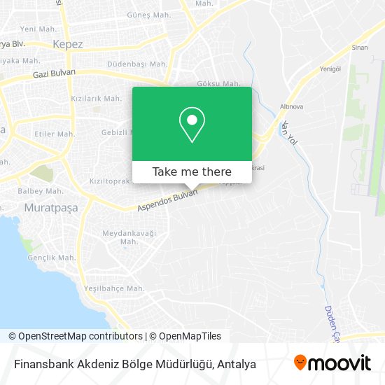 Finansbank Akdeniz Bölge Müdürlüğü map