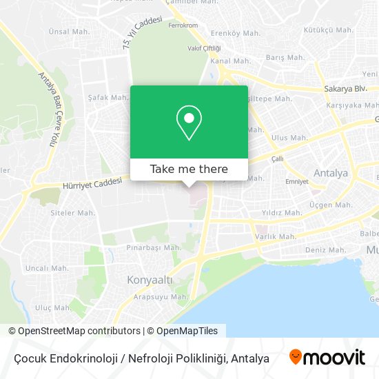 Çocuk Endokrinoloji / Nefroloji Polikliniği map
