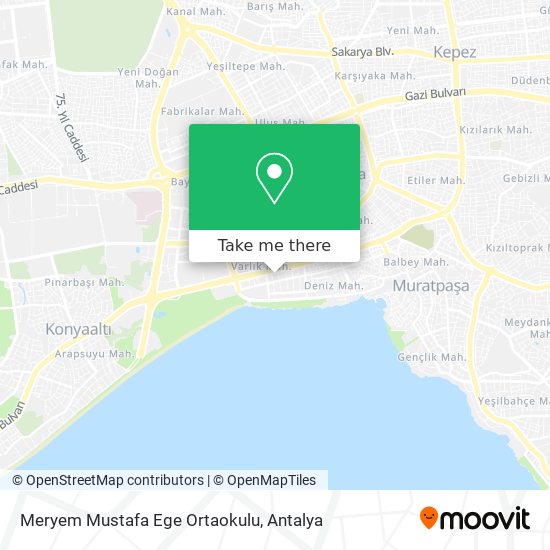 Meryem Mustafa Ege Ortaokulu map