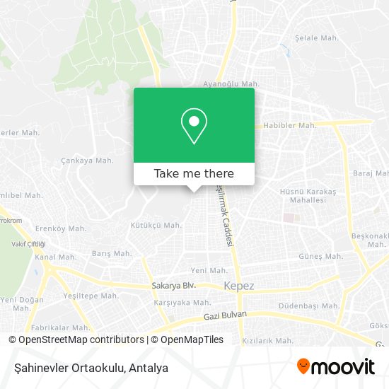 Şahinevler Ortaokulu map
