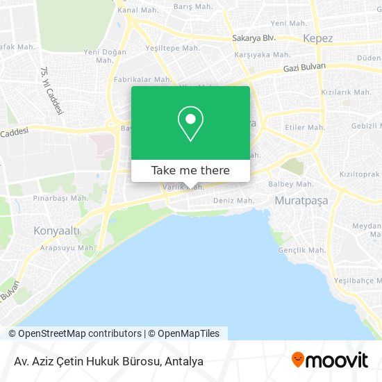 Av. Aziz Çetin Hukuk Bürosu map