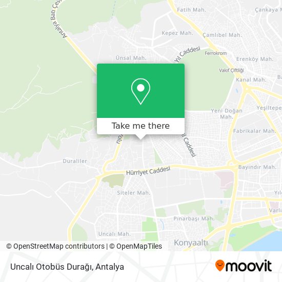 Uncalı Otobüs Durağı map
