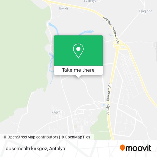 döşemealtı kırkgöz map