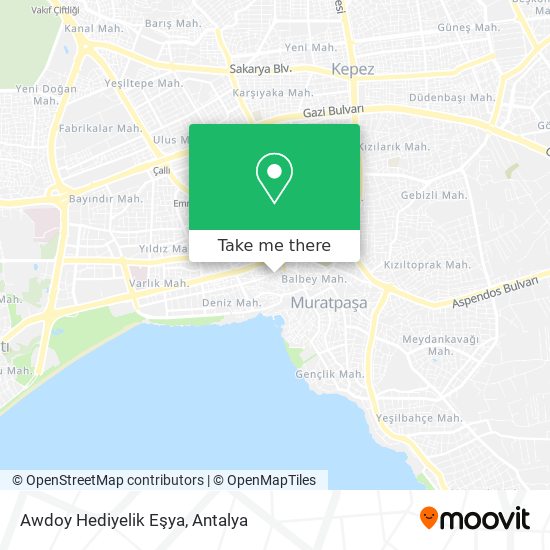 Awdoy Hediyelik Eşya map