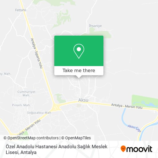 Özel Anadolu Hastanesi Anadolu Sağlık Meslek Lisesi map