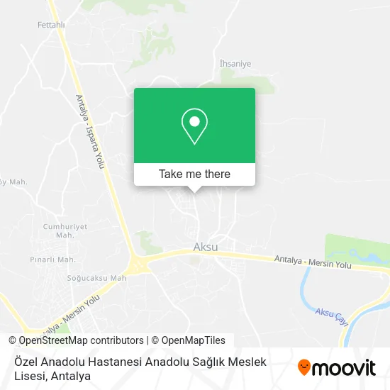 Özel Anadolu Hastanesi Anadolu Sağlık Meslek Lisesi map