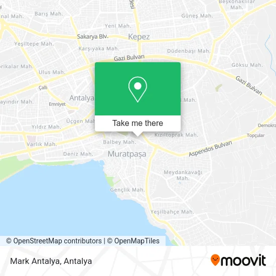 Mark Antalya map