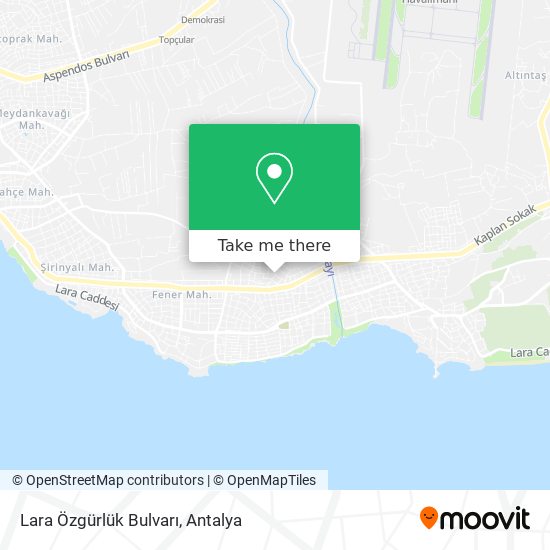 Lara Özgürlük Bulvarı map