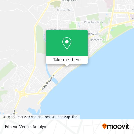 Fitness Venue map