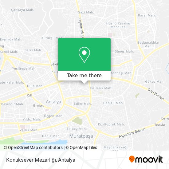 Konuksever Mezarlığı map