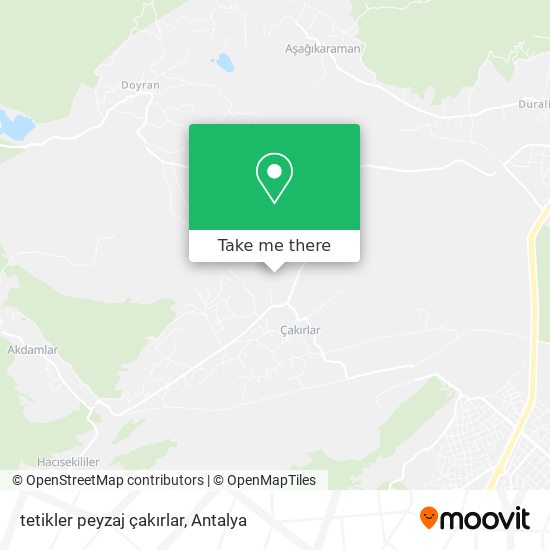 tetikler peyzaj çakırlar map