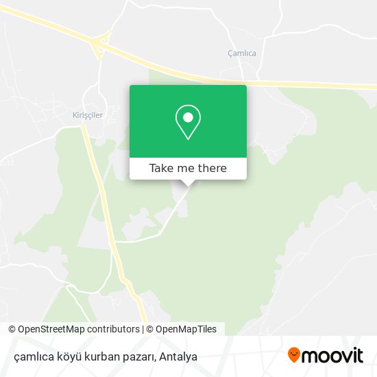 çamlıca köyü kurban pazarı map