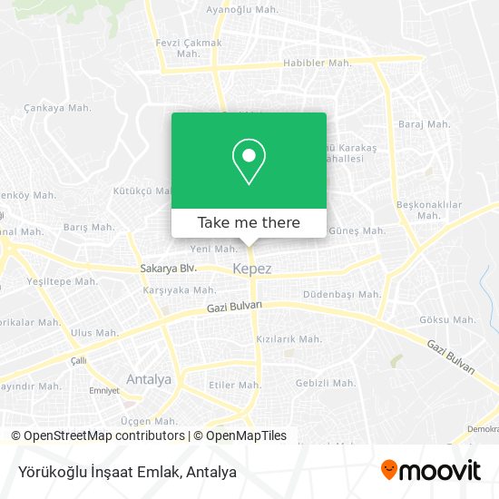 Yörükoğlu İnşaat Emlak map