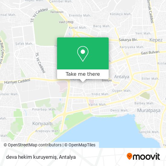 deva hekim kuruyemiş map