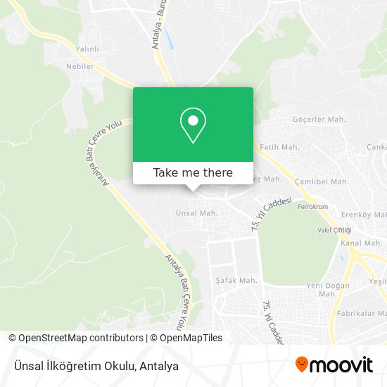 Ünsal İlköğretim Okulu map