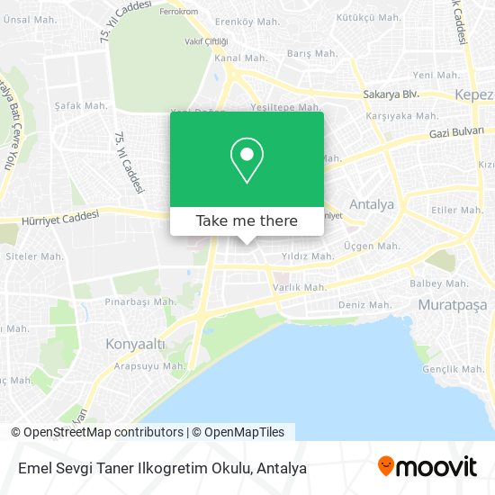Emel Sevgi Taner Ilkogretim Okulu map