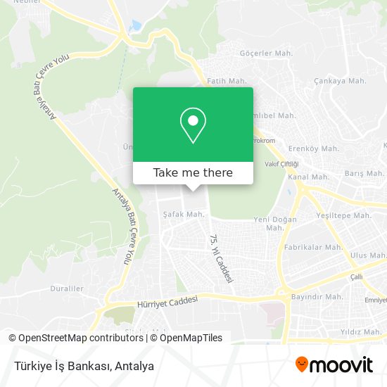 Türkiye İş Bankası map