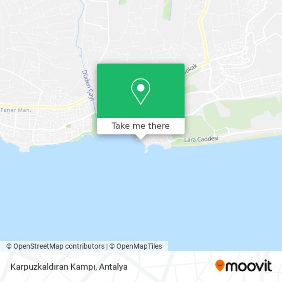 Karpuzkaldıran Kampı map