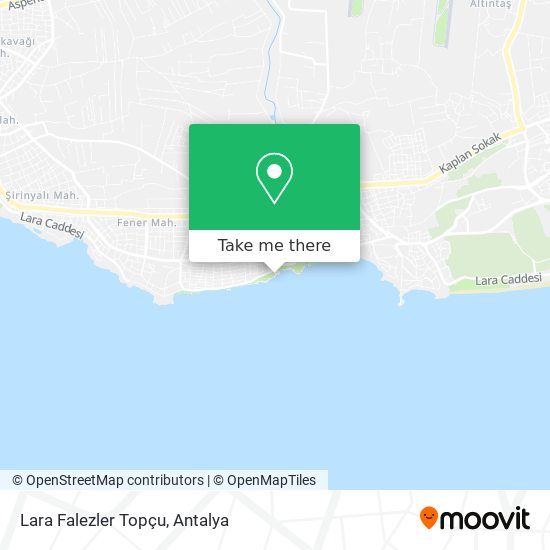 Lara Falezler Topçu map