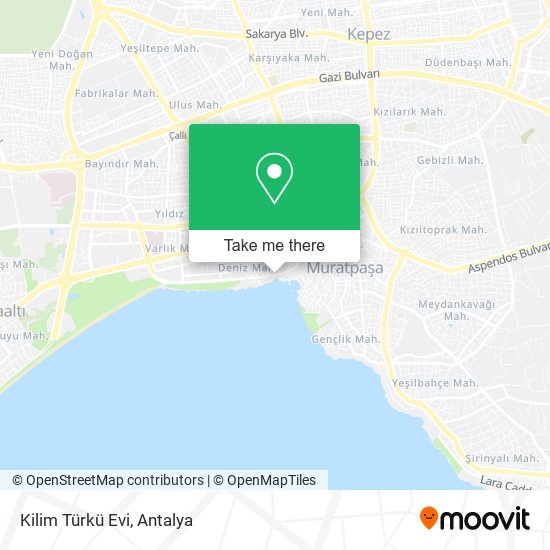 Kilim Türkü Evi map