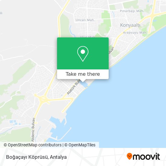 Boğaçayı Köprüsü map