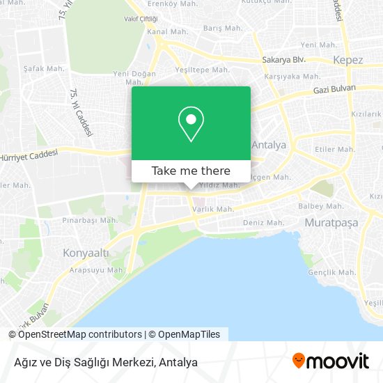 Ağız ve Diş Sağlığı Merkezi map