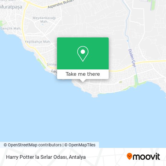 Harry Potter la Sırlar Odası map