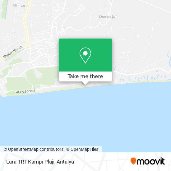 Lara TRT Kampı Plajı map