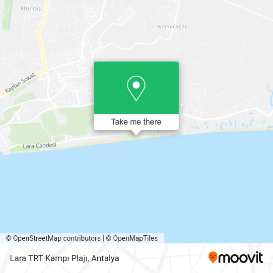 Lara TRT Kampı Plajı map