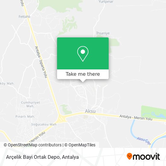 Arçelik Bayi Ortak Depo map
