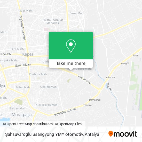 Şahsuvaroğlu Ssangyong YMY otomotiv map