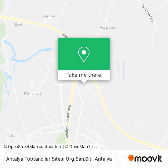 Antalya Toptancılar Sitesi Org.San.Sit. map