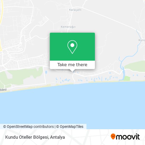 Kundu Oteller Bölgesi map