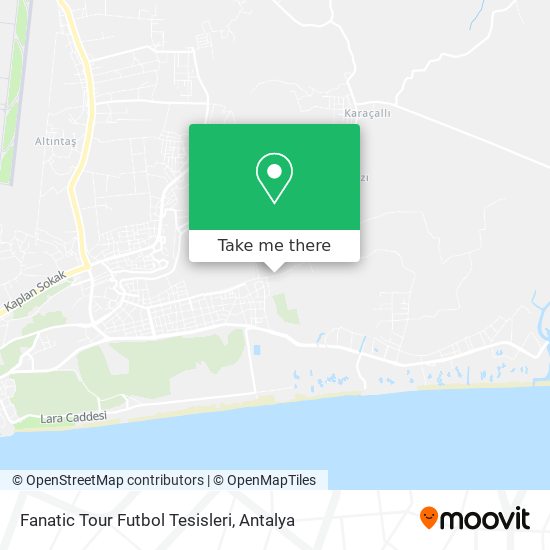 Fanatic Tour Futbol Tesisleri map