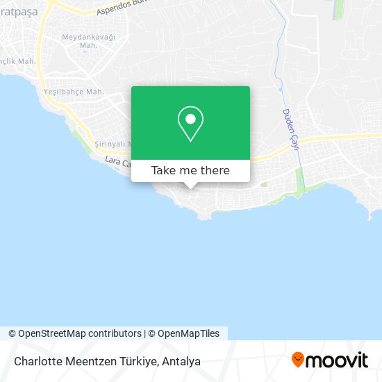 Charlotte Meentzen Türkiye map