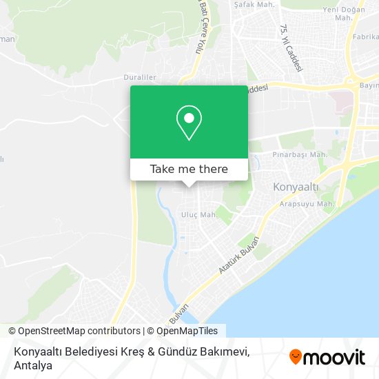Konyaaltı Belediyesi Kreş & Gündüz Bakımevi map
