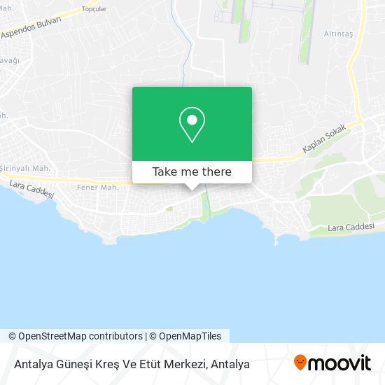 Antalya Güneşi Kreş Ve Etüt Merkezi map